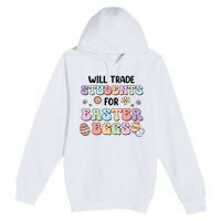 Will Trade Students For Easter Eggs Funny Teacher Easter Day Premium Pullover Hoodie