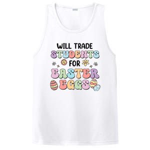 Will Trade Students For Easter Eggs Funny Teacher Easter Day PosiCharge Competitor Tank