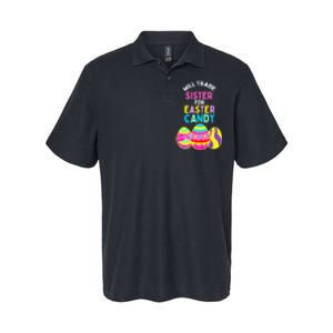 Will Trade Sister For Easter Candy Eggs Cute Boy Girl Softstyle Adult Sport Polo