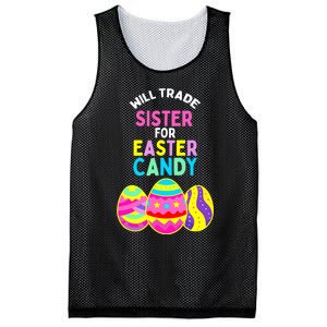 Will Trade Sister For Easter Candy Eggs Cute Boy Girl Mesh Reversible Basketball Jersey Tank