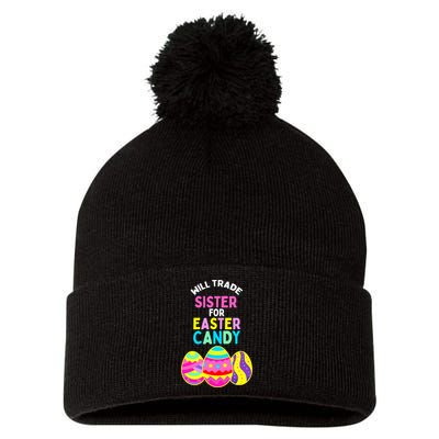 Will Trade Sister For Easter Candy Eggs Cute Boy Girl Pom Pom 12in Knit Beanie