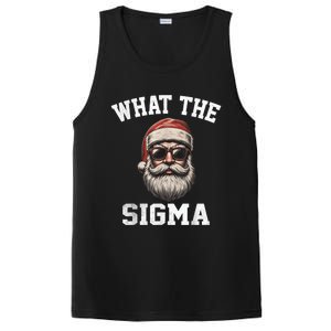 What The Sigma Santa Funny Christmas Meme Xmas Rizz PosiCharge Competitor Tank