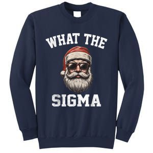 What The Sigma Santa Funny Christmas Meme Xmas Rizz Sweatshirt