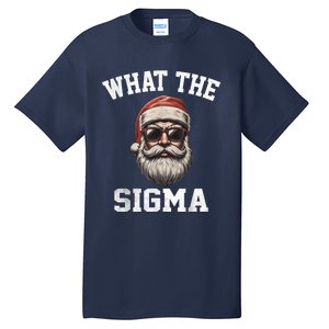 What The Sigma Santa Funny Christmas Meme Xmas Rizz Tall T-Shirt