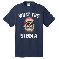 What The Sigma Santa Funny Christmas Meme Xmas Rizz Tall T-Shirt