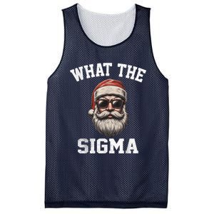 What The Sigma Santa Funny Christmas Meme Xmas Rizz Mesh Reversible Basketball Jersey Tank