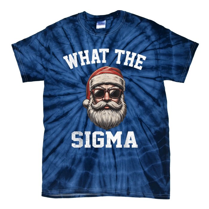 What The Sigma Santa Funny Christmas Meme Xmas Rizz Tie-Dye T-Shirt