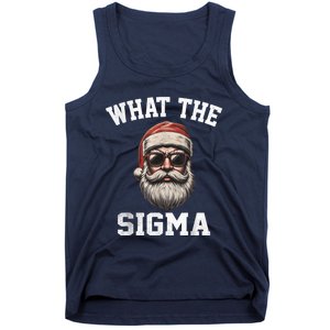 What The Sigma Santa Funny Christmas Meme Xmas Rizz Tank Top