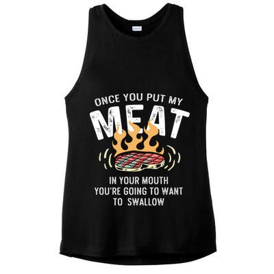Want To Swallow Sous Chef Cool Gift Ladies PosiCharge Tri-Blend Wicking Tank