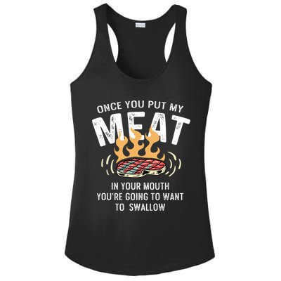 Want To Swallow Sous Chef Cool Gift Ladies PosiCharge Competitor Racerback Tank