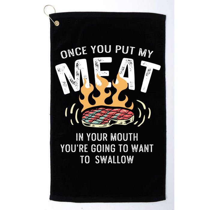 Want To Swallow Sous Chef Cool Gift Golf Towel