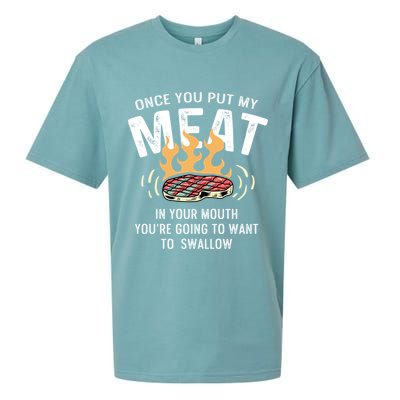 Want To Swallow Sous Chef Cool Gift Sueded Cloud Jersey T-Shirt