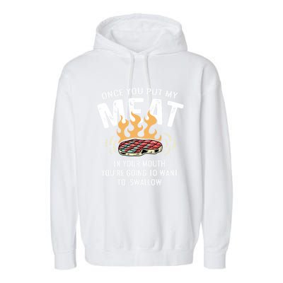 Want To Swallow Sous Chef Cool Gift Garment-Dyed Fleece Hoodie