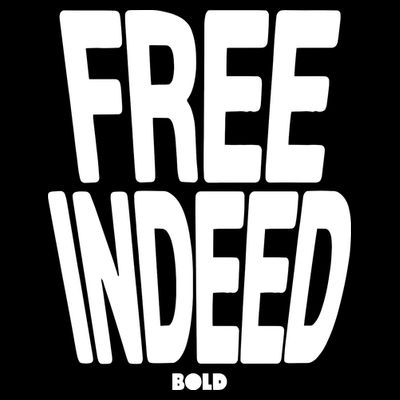 Who The Son Sets Free Free Indeed Bold T-Shirt