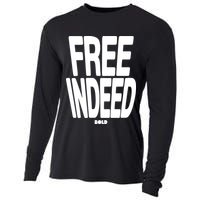 Who The Son Sets Free Free Indeed Bold Cooling Performance Long Sleeve Crew