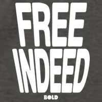 Who The Son Sets Free Free Indeed Bold Vector Backpack