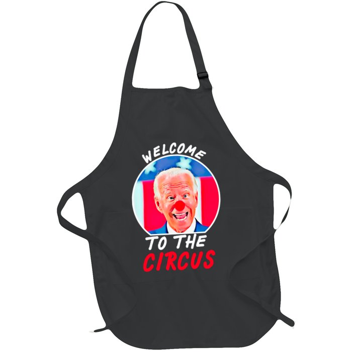 Welcome To The Circus Funny Anti Biden Clown Apron