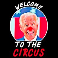 Welcome To The Circus Funny Anti Biden Clown Apron