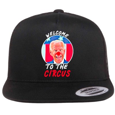 Welcome To The Circus Funny Anti Biden Clown Flatbill Hat