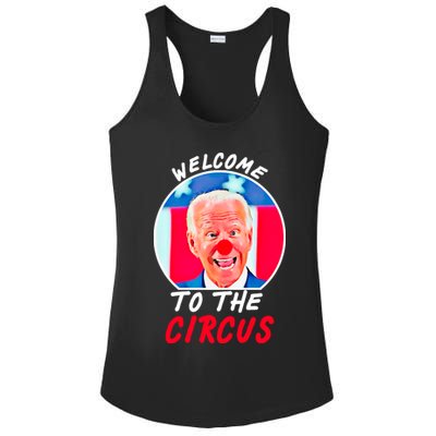 Welcome To The Circus Funny Anti Biden Clown Ladies PosiCharge Competitor Racerback Tank