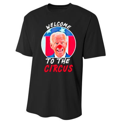 Welcome To The Circus Funny Anti Biden Clown Performance Sprint T-Shirt