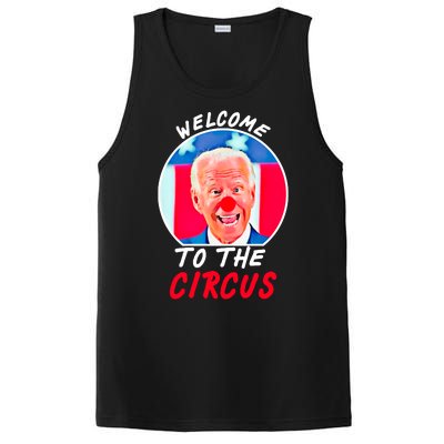 Welcome To The Circus Funny Anti Biden Clown PosiCharge Competitor Tank