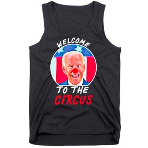 Welcome To The Circus Funny Anti Biden Clown Tank Top