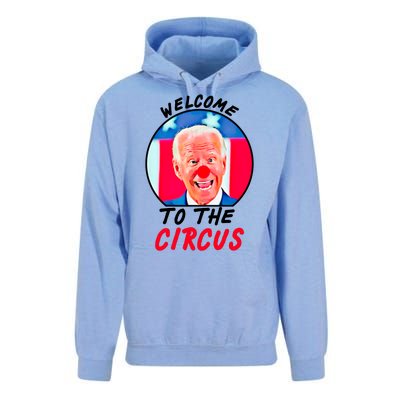 Welcome To The Circus Funny Anti Biden Clown Unisex Surf Hoodie