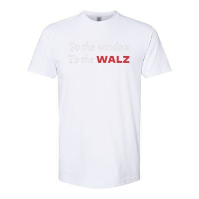 Window To The Walz Harris President Kamala Harris Waltz 2024 Softstyle CVC T-Shirt