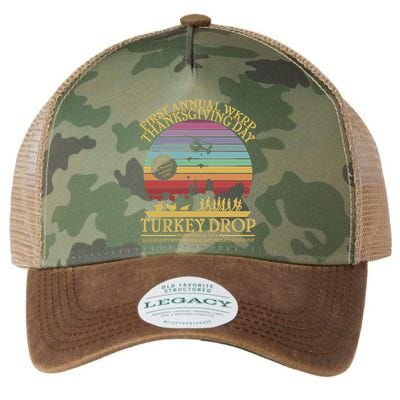 Wkrp Thanksgiving Turkey Drop Funny Legacy Tie Dye Trucker Hat