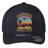 Wkrp Thanksgiving Turkey Drop Funny Flexfit Unipanel Trucker Cap