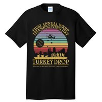 Wkrp Thanksgiving Turkey Drop Funny Tall T-Shirt