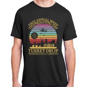 Wkrp Thanksgiving Turkey Drop Funny Adult ChromaSoft Performance T-Shirt