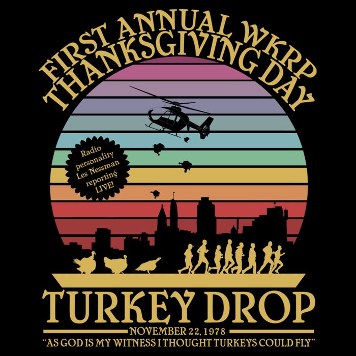 Wkrp Thanksgiving Turkey Drop Funny Bag