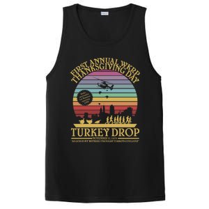 Wkrp Thanksgiving Turkey Drop Funny PosiCharge Competitor Tank