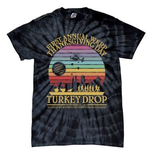 Wkrp Thanksgiving Turkey Drop Funny Tie-Dye T-Shirt