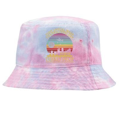 Wkrp Thanksgiving Turkey Drop Funny Tie-Dyed Bucket Hat