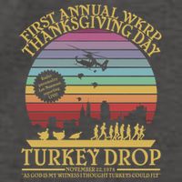 Wkrp Thanksgiving Turkey Drop Funny Vector Backpack