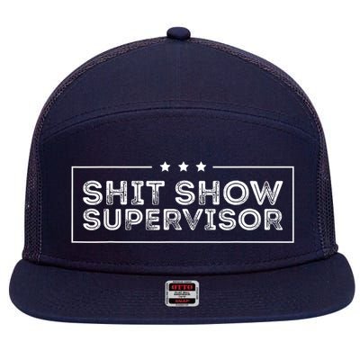 Welcome To The Shitshow Meme (Explicit), Supervisor 7 Panel Mesh Trucker Snapback Hat