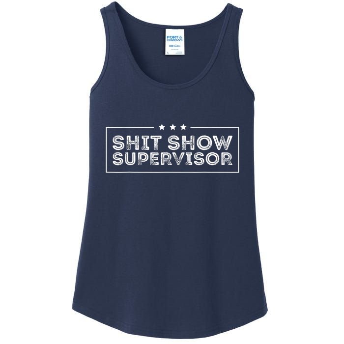 Welcome To The Shitshow Meme (Explicit), Supervisor Ladies Essential Tank