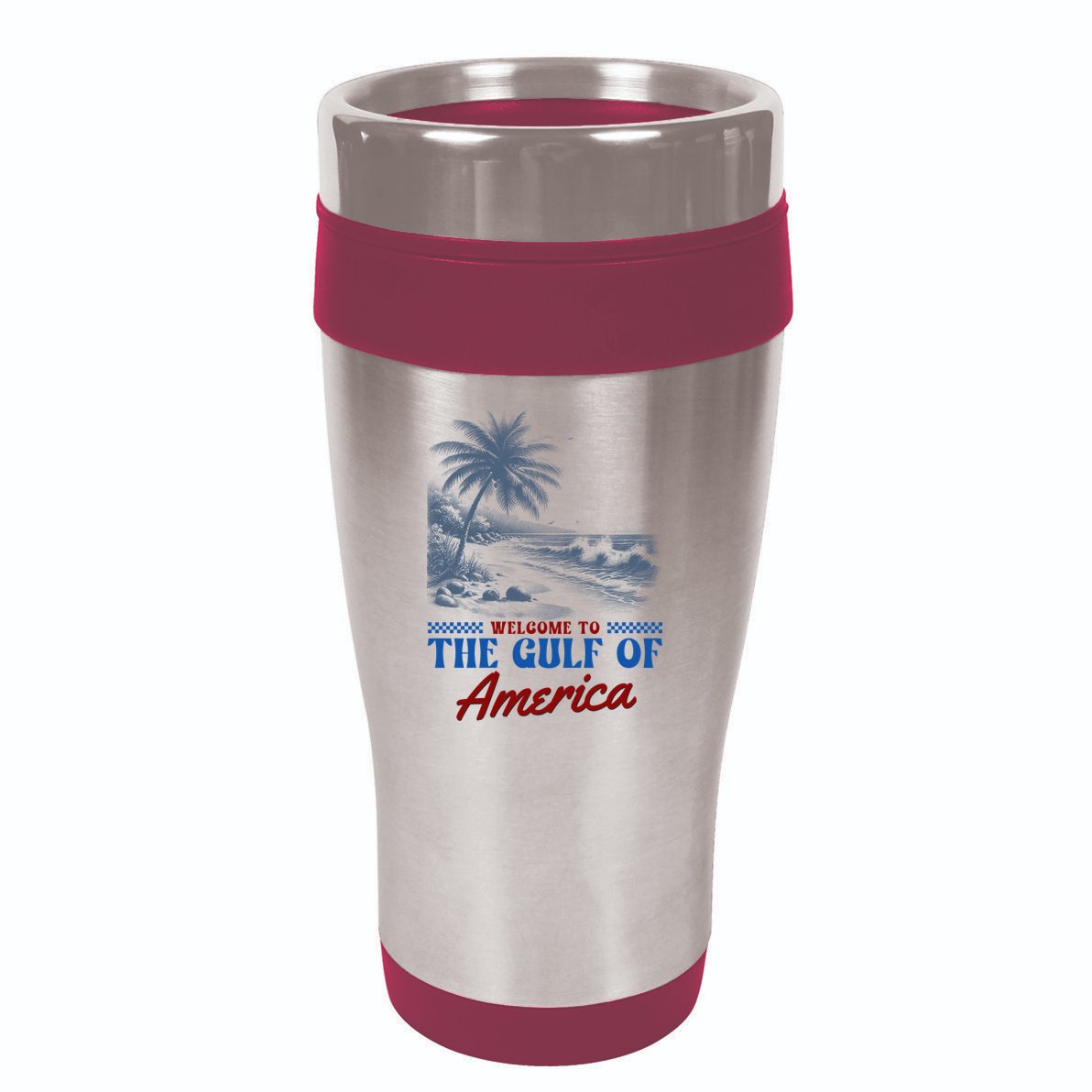 Welcome To The Gulf Of America 16oz Travel Tumbler
