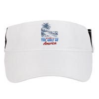 Welcome To The Gulf Of America Adult Drive Performance Visor