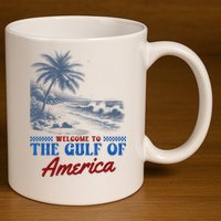 Welcome To The Gulf Of America 11oz C Handle Ceramic Mug