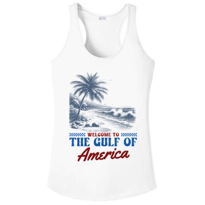 Welcome To The Gulf Of America Ladies PosiCharge Competitor Racerback Tank