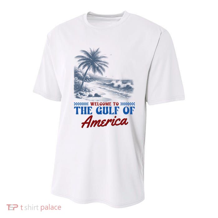 Welcome To The Gulf Of America Youth Performance Sprint T-Shirt