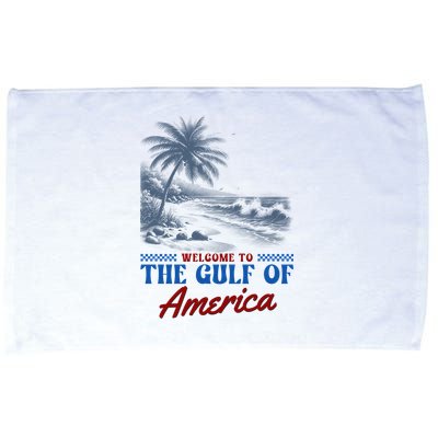 Welcome To The Gulf Of America Microfiber Hand Towel