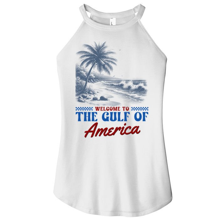 Welcome To The Gulf Of America Women's Perfect Tri Rocker Tank
