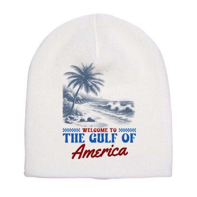 Welcome To The Gulf Of America Short Acrylic Beanie