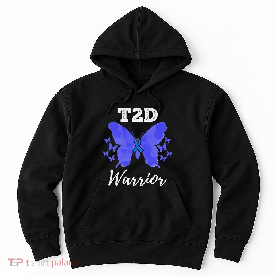 Warrior T2d Type 2 Diabetes Awareness Hoodie
