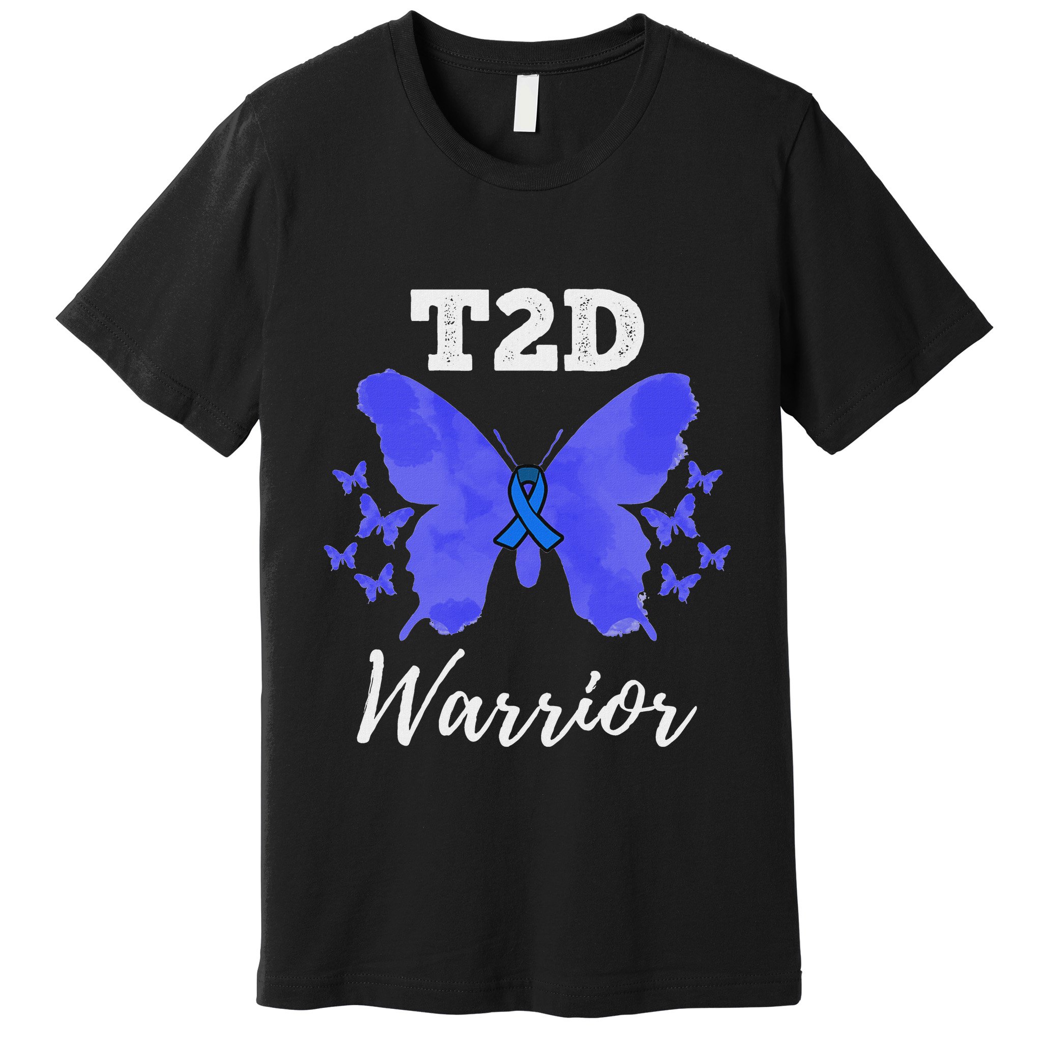 Warrior T2d Type 2 Diabetes Awareness Premium T-Shirt